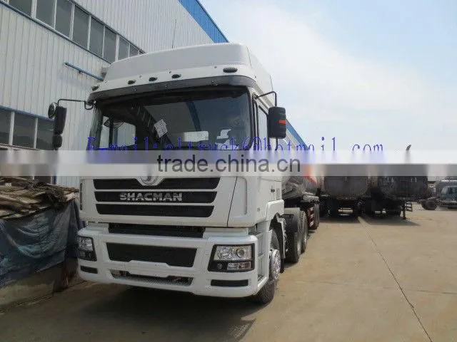 42 m3 3 Axles Oil Tank Trailer Truck with Shacman Tractor