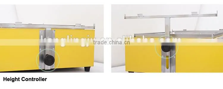 4 small heads coloful painted Environmental Barbecue Grill for commercial use