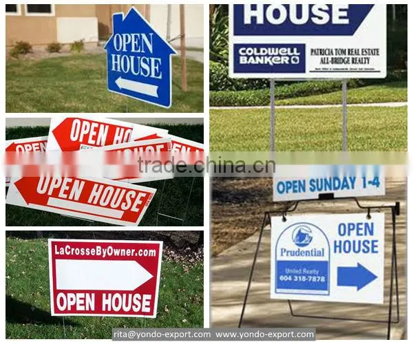 4mm 5mm Corflute / Coroplast Real Estate Signs