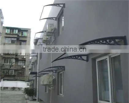 new product polycarbonate solid sheet awning for balcony
