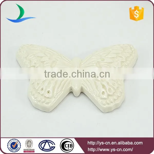 3pcs white butterfly decorations set for art