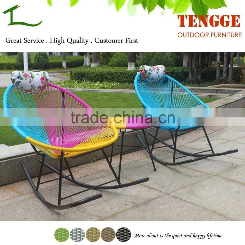 Outdoor and indoor furniture syntheric round wicker Acapulco chair