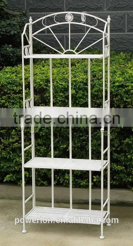 Multi Tiered Telephone Table Plant Stand Metal Shelves Kitchen Livingroom Foyer