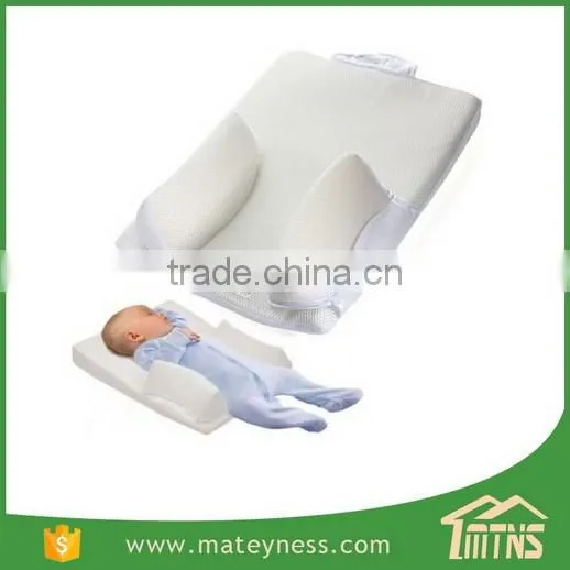 Prevent Flat Head Shape Anti Roll Pillow Baby Sleep Positioner