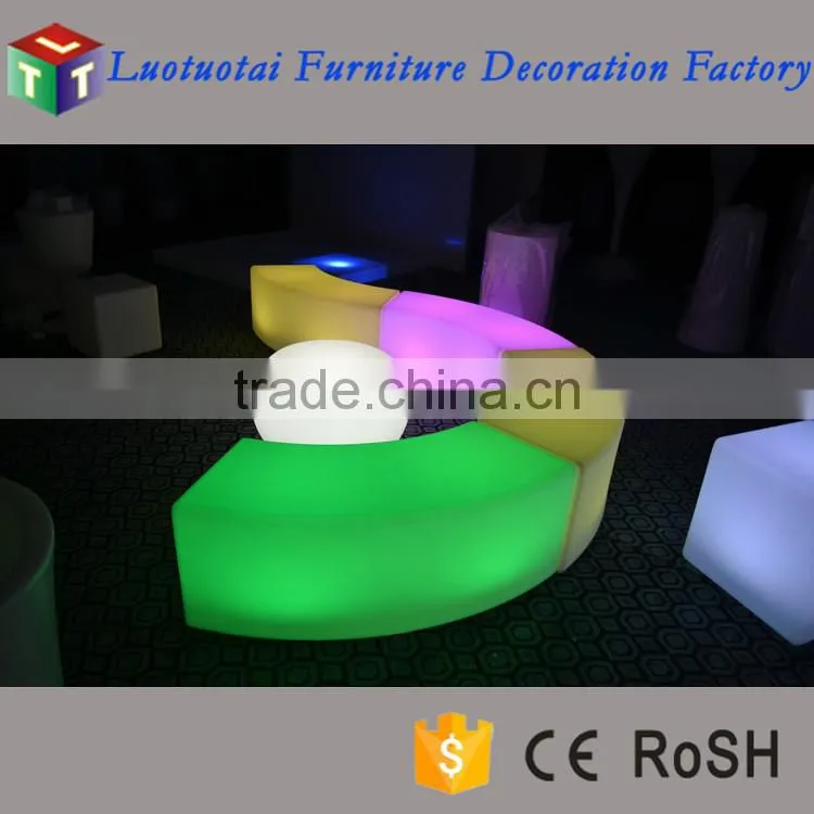 LED bar furniture glow snake shape stool(LTT-BS05)