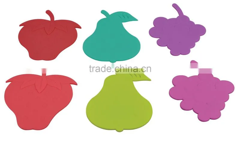 Heat resistant tea cup silicone grip coaster