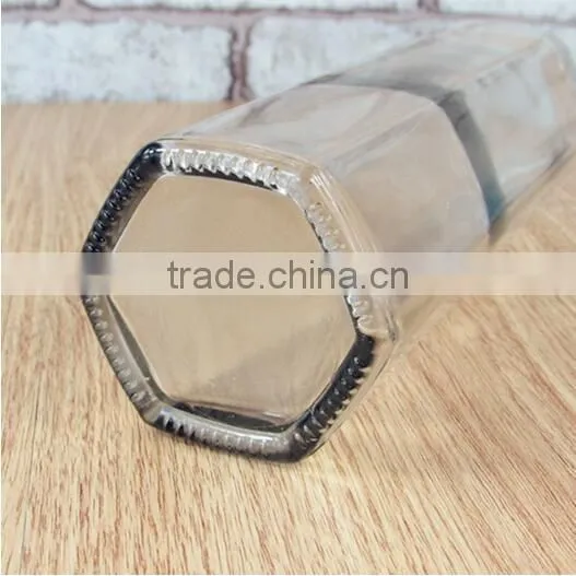 350ml glass bottle with cork lid