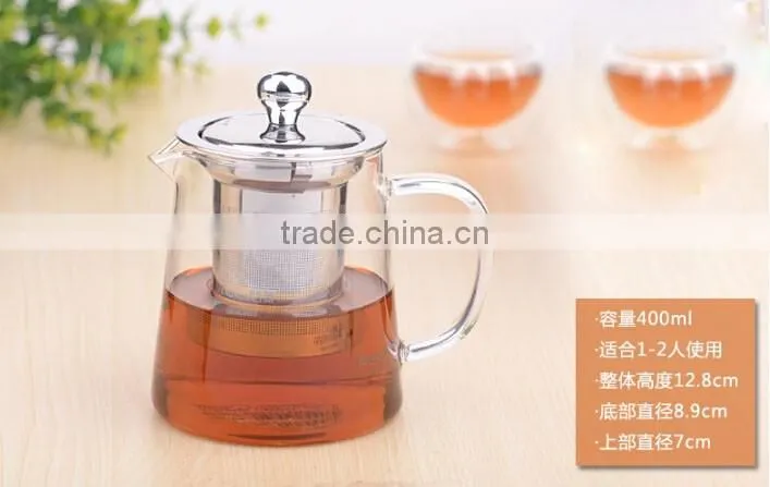 26oz/750ml Borosilicate Ultralight High Heat Resistance Teapots for Flower Tea and Loose Leaf Tea Pot