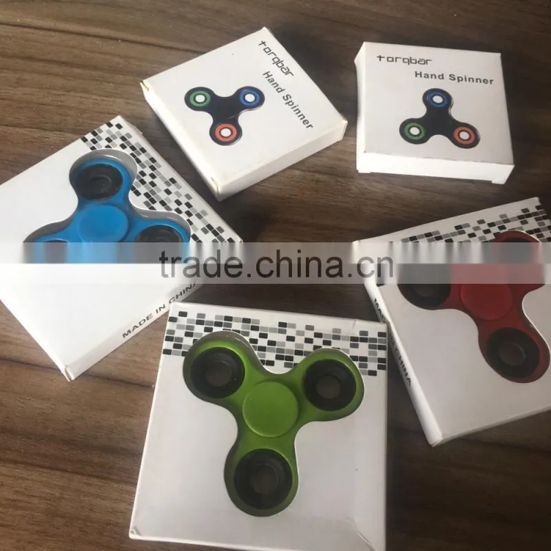 2017 new hot hand spinner toys tri-spinner for kid toys anti stress fidget spinner