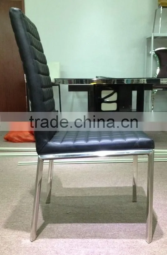 modern italian pu leather banquet chair