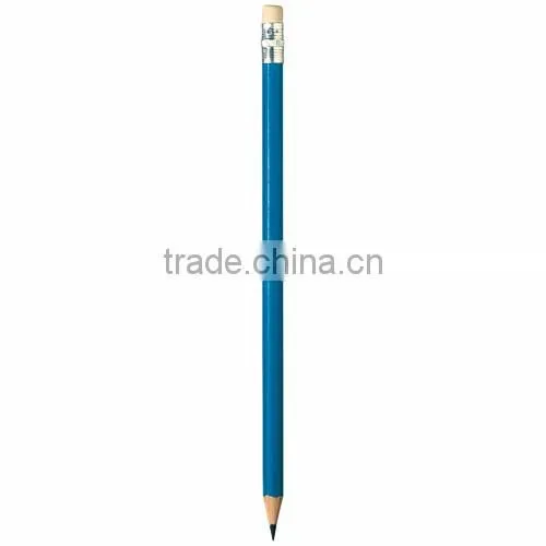 Promotional Sharpened Wooden Standard Pencil with eraser Topper