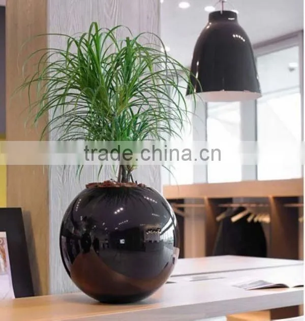 FO-186 Round fiberglass pots for decor