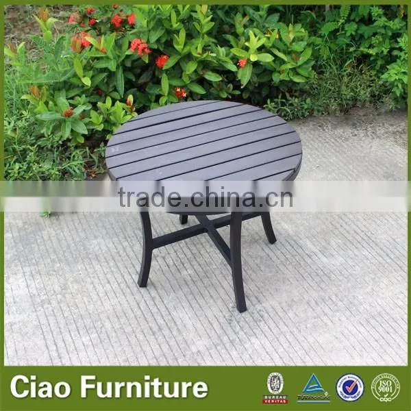 Modern round teak wooden teapoy designs