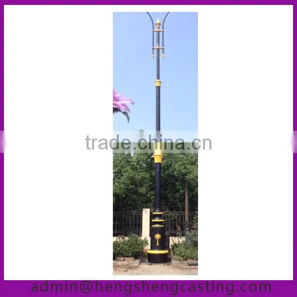 Middle East antique 7.8 meters bajaj street light poles