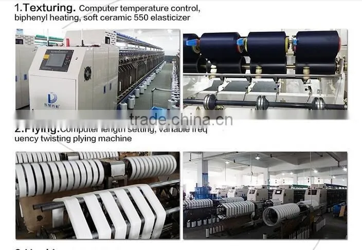 Dyed high-elastic 70d/24f/2 nylon yarn for sock use in good quality