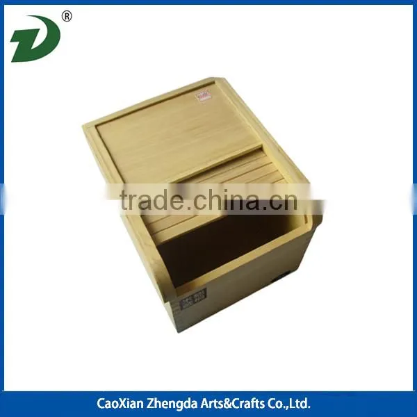 new style custom wooden rice boxes solid wood storage boxes for grain 10KG