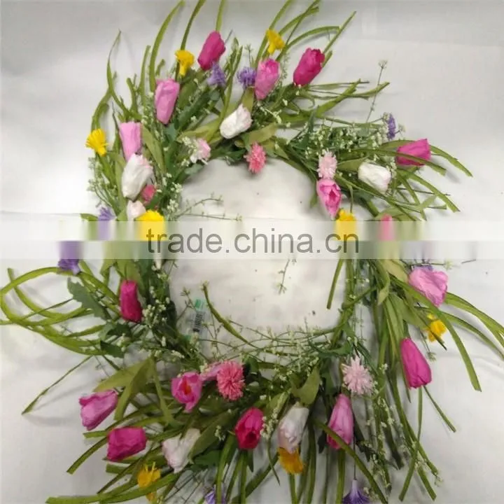cheap wholesale artificial flowers ribbon flowers for home decore
