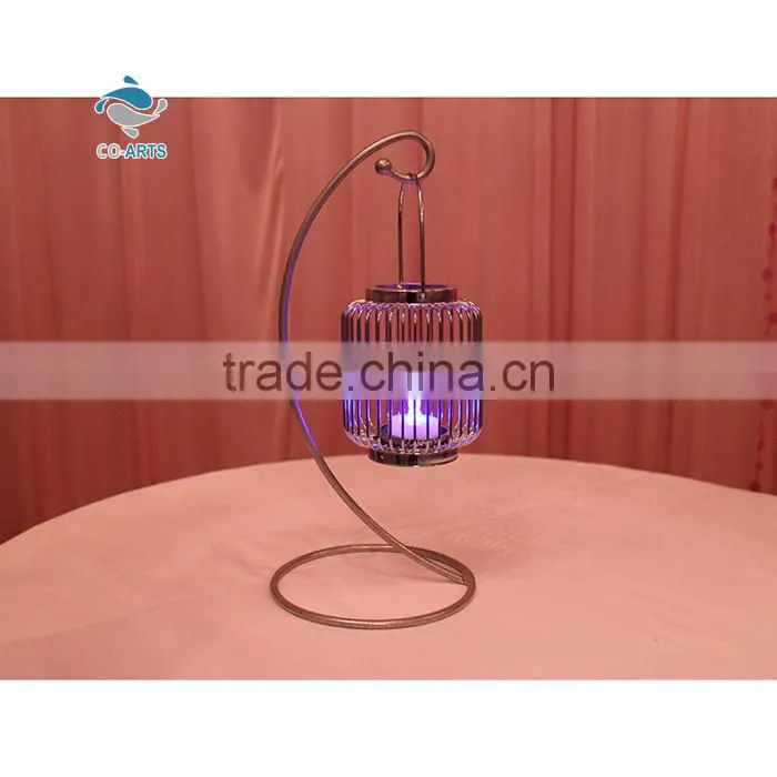 Specialized design hanging crystal inexpensive wedding candelabra