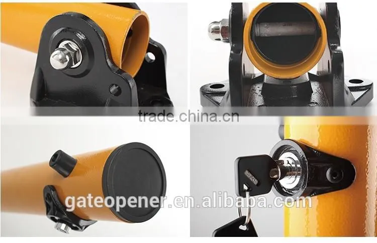 warning installation reflective traffic concrete bollard