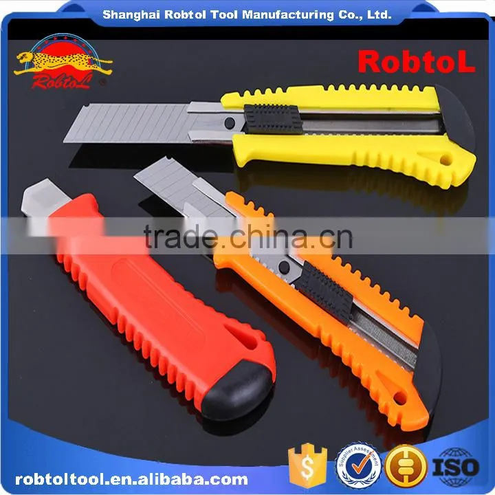 utility knife retractable blade box cutter art knives snap off lock razor blade plastic shell