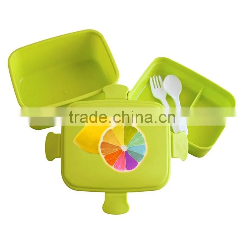 Hot Wholesale PP Food Container Plastic Compartment Leakproof Lunch Box
