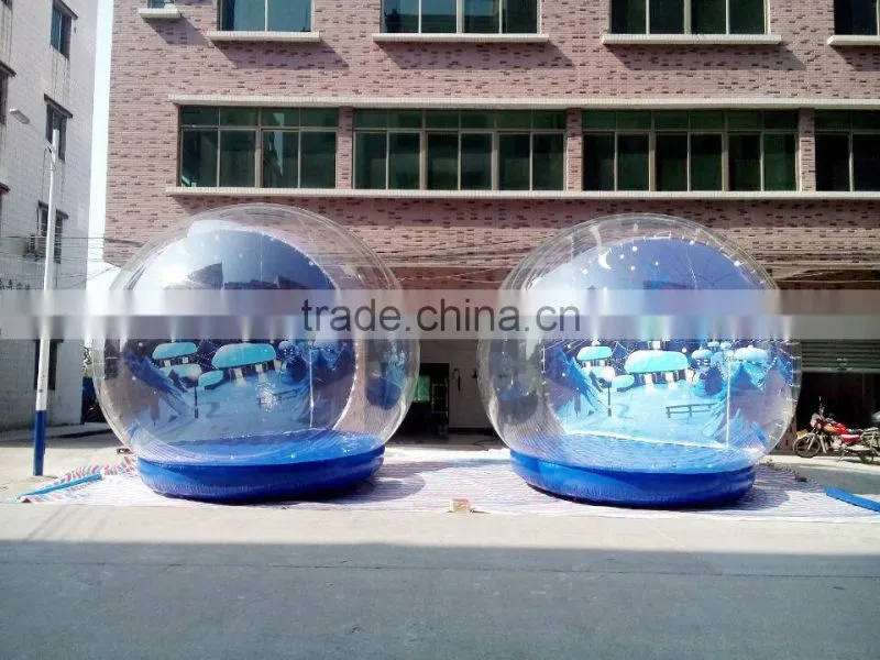High quality outdoor snow globe inflatable decorations cheap on sale