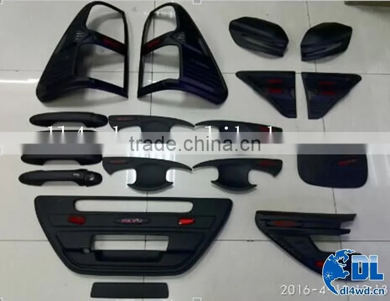 ABS car tail lights cover head lights for D-max