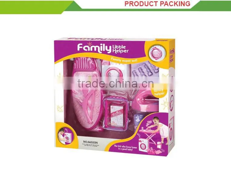 Hot sale indoor pretend play plastic kids toy washing machine