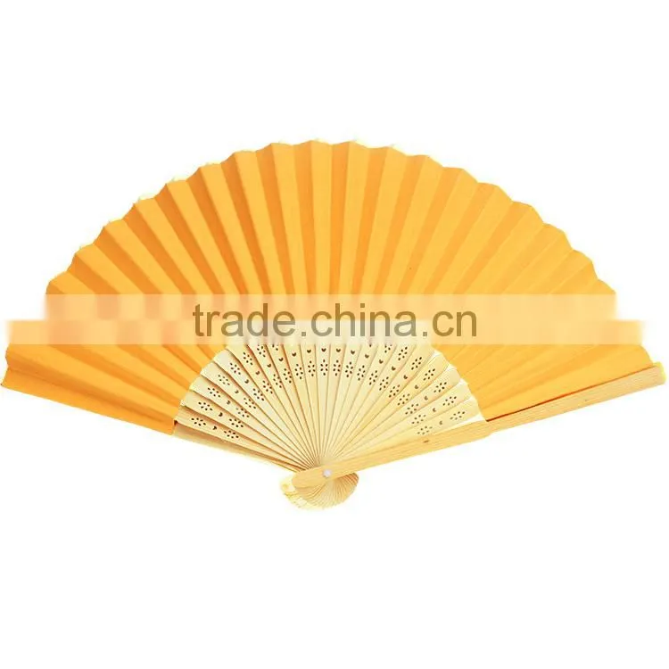 Wedding and party Promotional personalized decorative Lady Wood hand fans