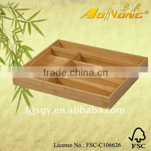 bamboo knife box