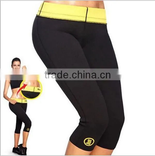 Neoprene sport hot body shape pants for fat burning