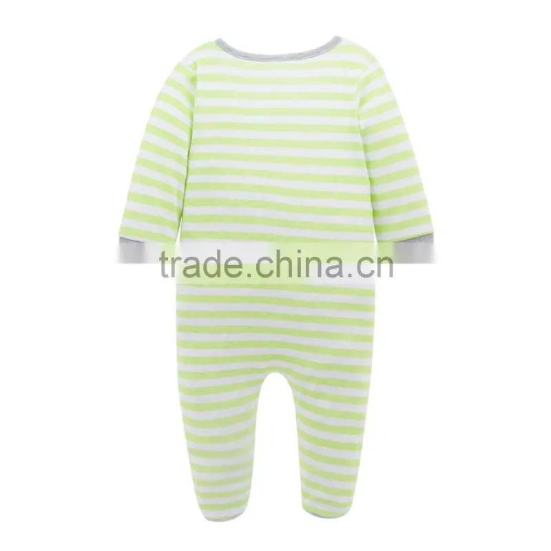 2017 Winter Wear 100% Cotton Rabbit Design Baby Rompers For Winter