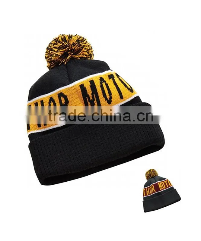 Professional Multifunctional heavy beanie with pom
