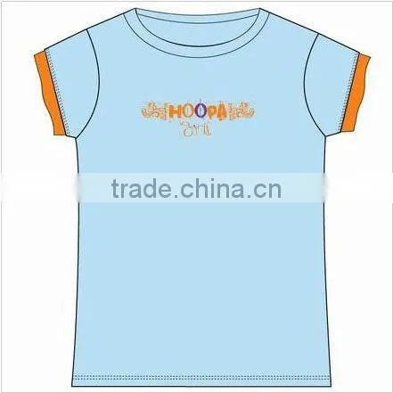 Women High Quality Cotton V-Neck T-Shirt