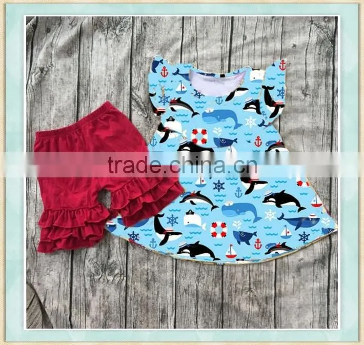 Girls clothing sets summer cute cartoon mouse pattern baby clothes romper