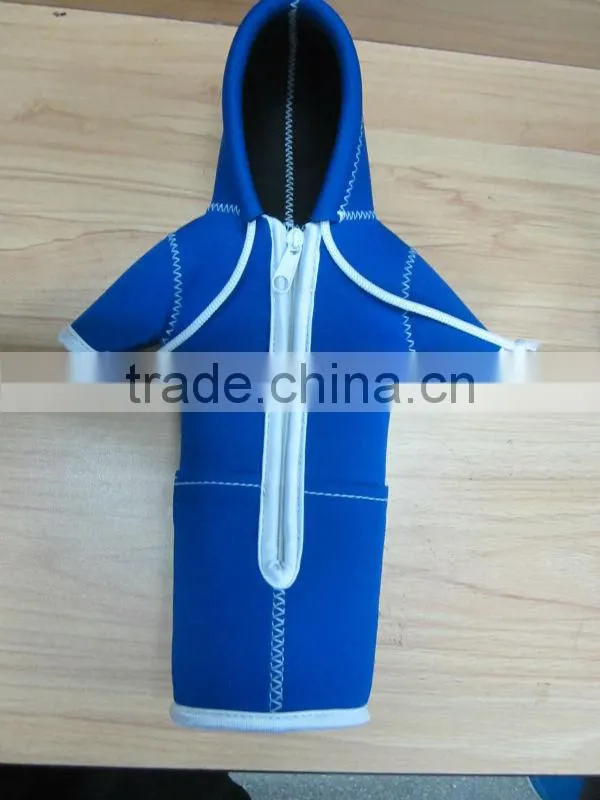 GR-B0289 cloth design neoprene bottle sleeve for sale