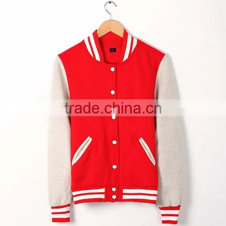 Baseball Uniform Baseball Boyfriend Athletic Jacket Fleece Coat