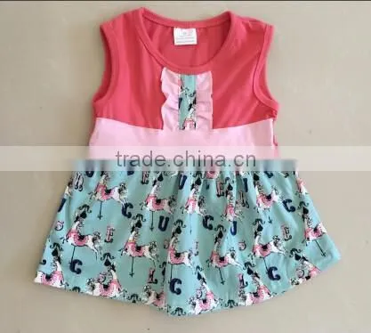 Bunny with chick smocked bishop dress for Easter