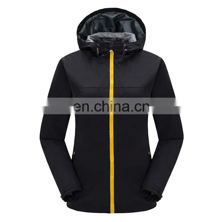 Custom unisex waterproof hooded jacket windbreaker jacket