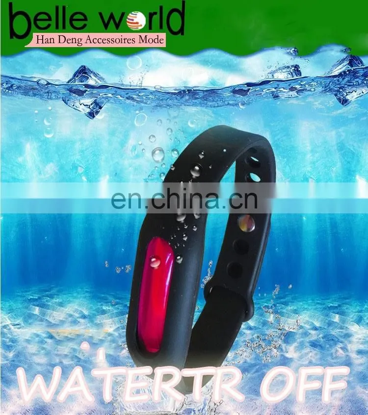 Summer Hot sale Waterproof BUGS LOCK Anti Mosquito Bug Repellent Wrist Band Bracelet Insect Nets