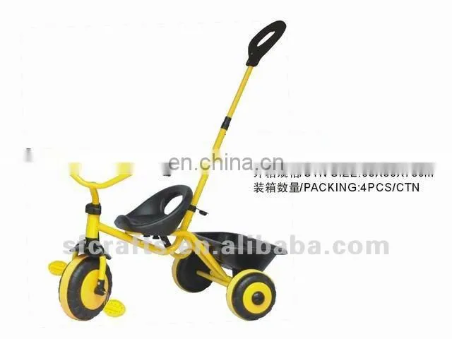Happy kids ride on tricycle ride on car