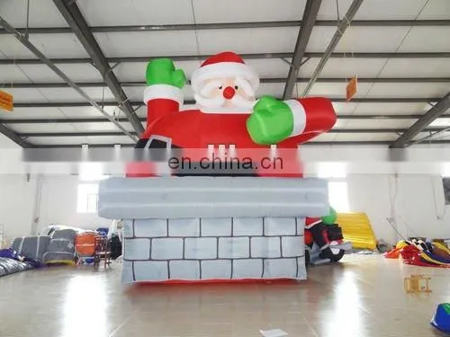 Giant inflatable santa claus for advertising