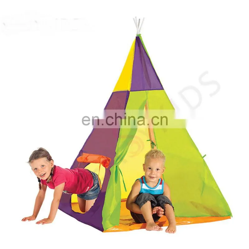 Indoor Outdoor Safety Children Game Playhouse Tepee Tent for Kids Play