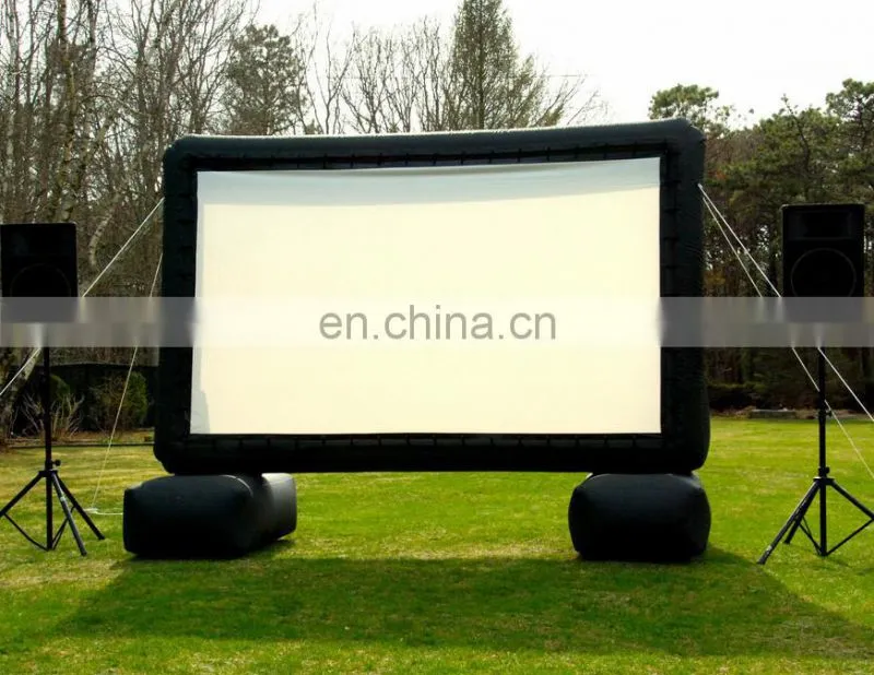 Outdoor heavy duty Event Inflatable Screen Stand Movie Screen for sale