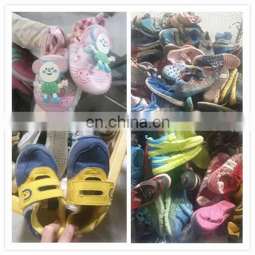 Best price second hand shoes for children baby used shoes enough stock