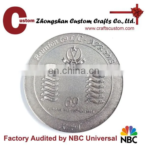 Custom Pakistan Military Academy 3D coin for souvenir, cheap military coin