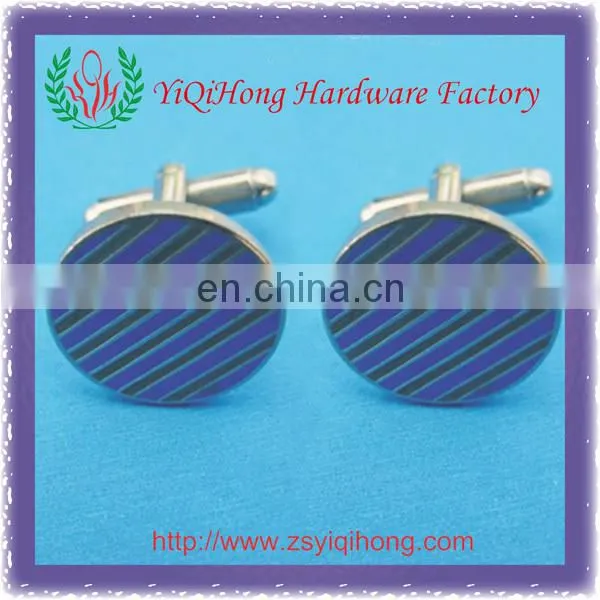England shield metal silver cufflink