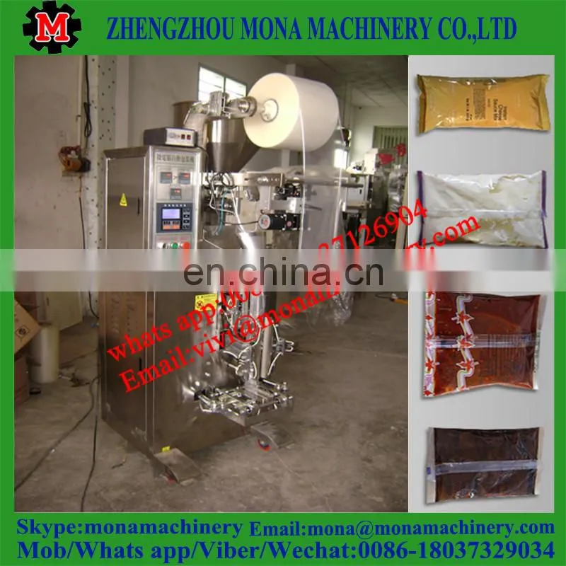 liquid fruit jam sachet packing machinery ,chili sauce making machine