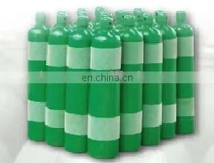 ISO9809 standard oxygen gas bottle with valve