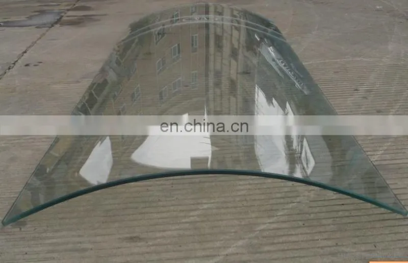 Customized Hot Bend 3-19mm Tempered Curved Glass